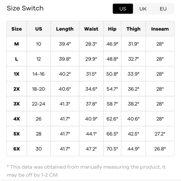 BloomChic Plus Size 3XL Laser Cut Elastic Waist Wide Leg Pants us22-24 - Picture 8 of 8